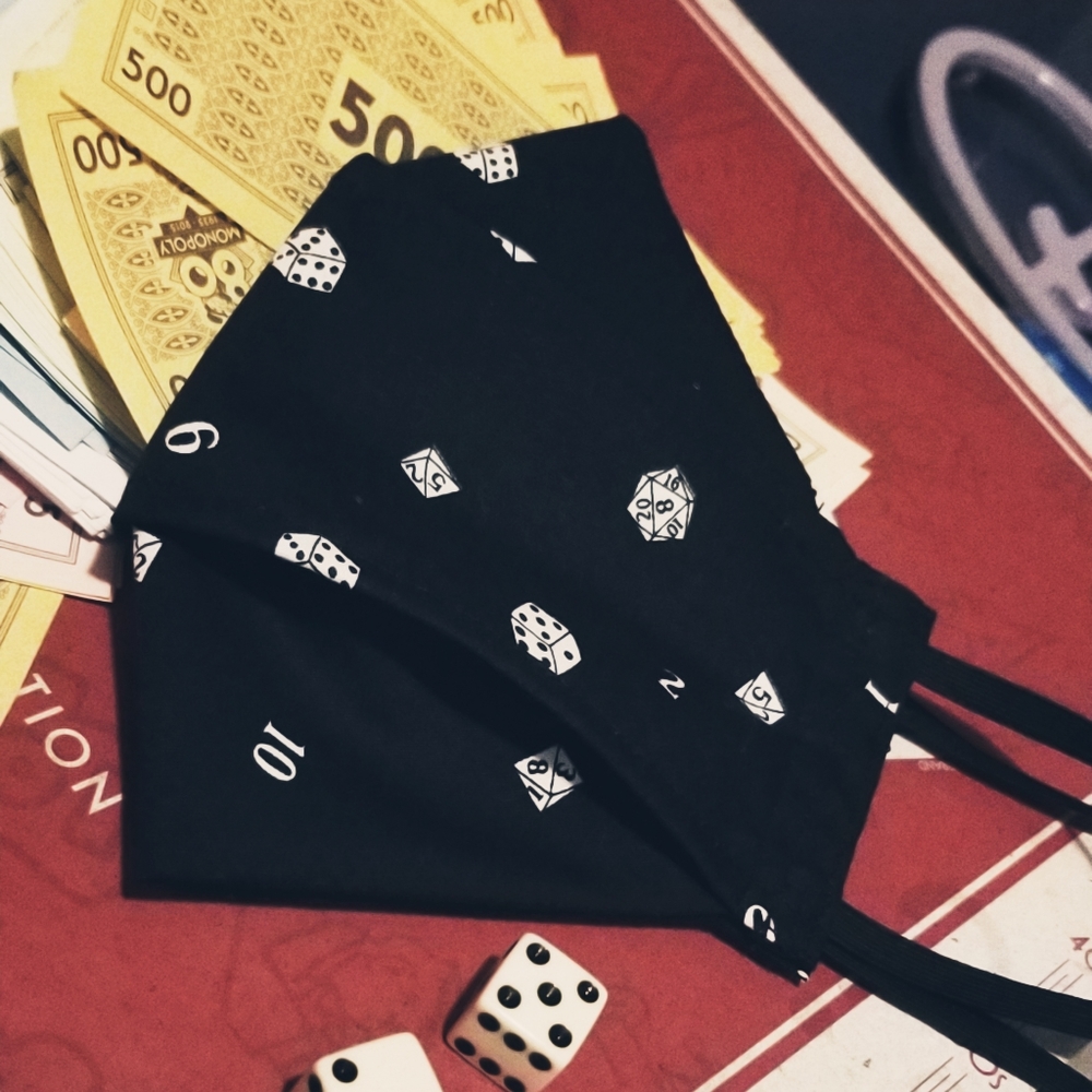 gamble & Dice face mask